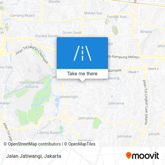 Jalan Jatiwangi map