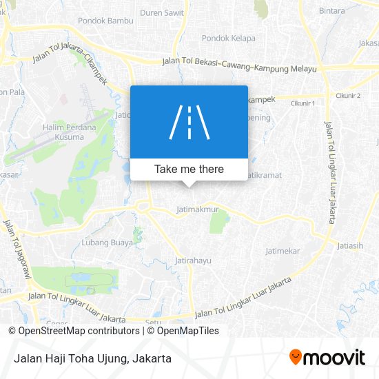 Jalan Haji Toha Ujung map