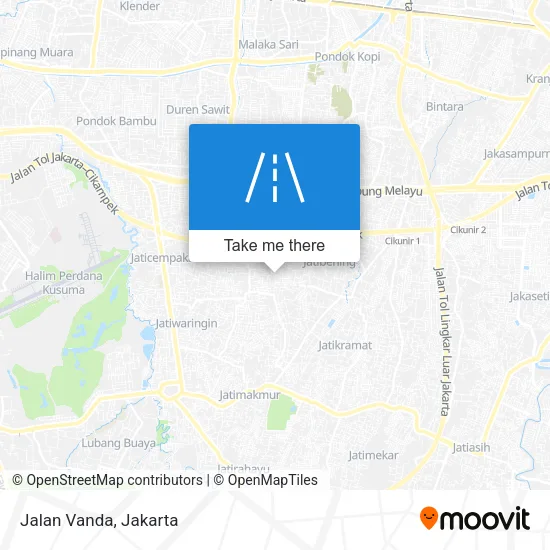 Jalan Vanda map
