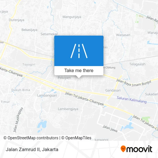 Jalan Zamrud II map