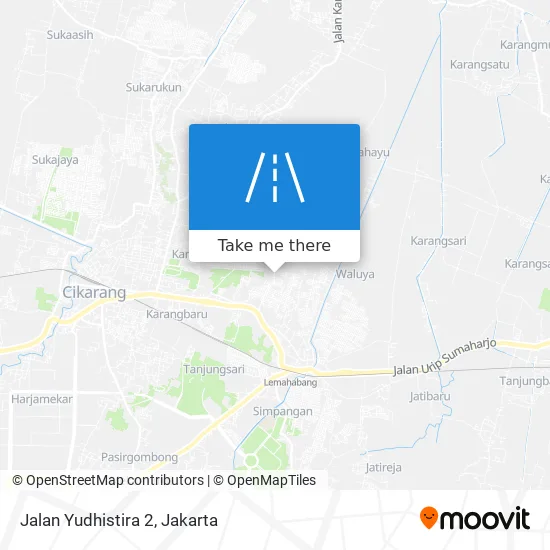 Jalan Yudhistira 2 map