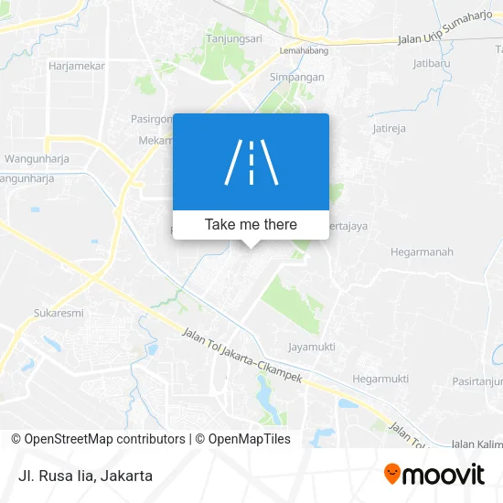 Jl. Rusa Iia map