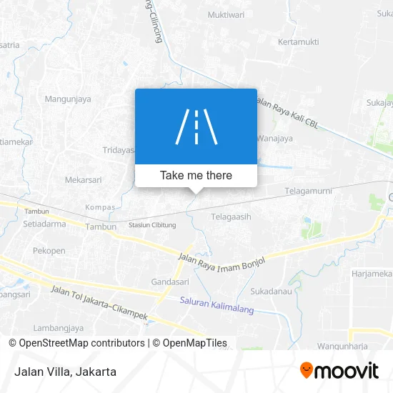 Jalan Villa map