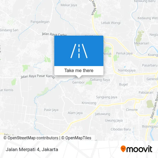 Jalan Merpati 4 map