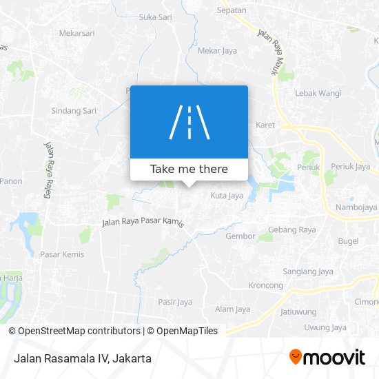 Jalan Rasamala IV map