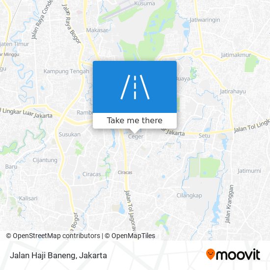 Jalan Haji Baneng map