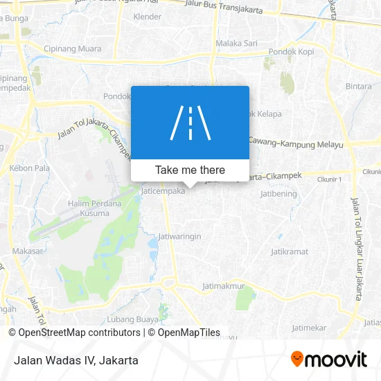 Jalan Wadas IV map