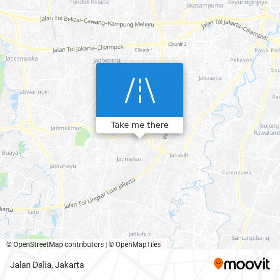 Jalan Dalia map