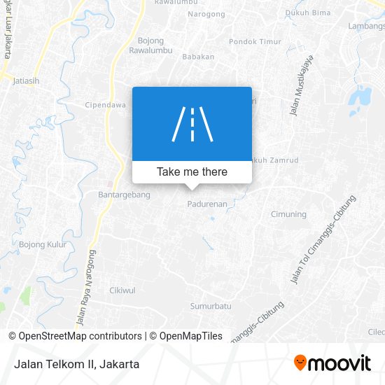 Jalan Telkom II map