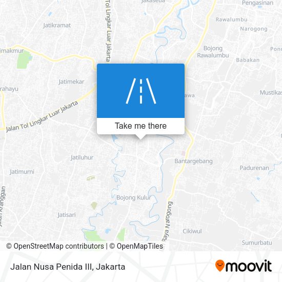 Jalan Nusa Penida III map