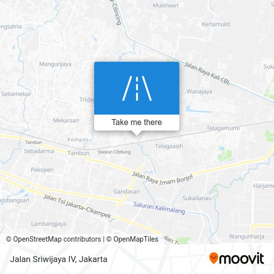 Jalan Sriwijaya IV map