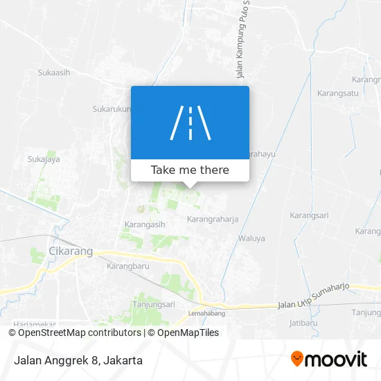 Jalan Anggrek 8 map