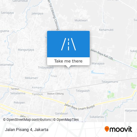 Jalan Pisang 4 map