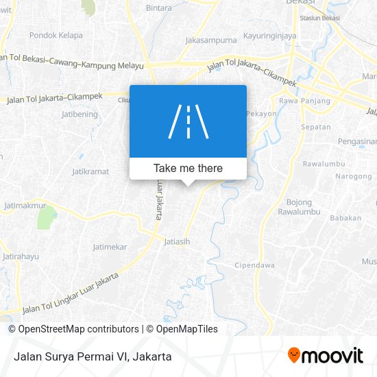 Jalan Surya Permai VI map