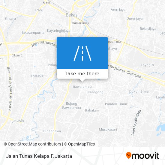 Jalan Tunas Kelapa F map