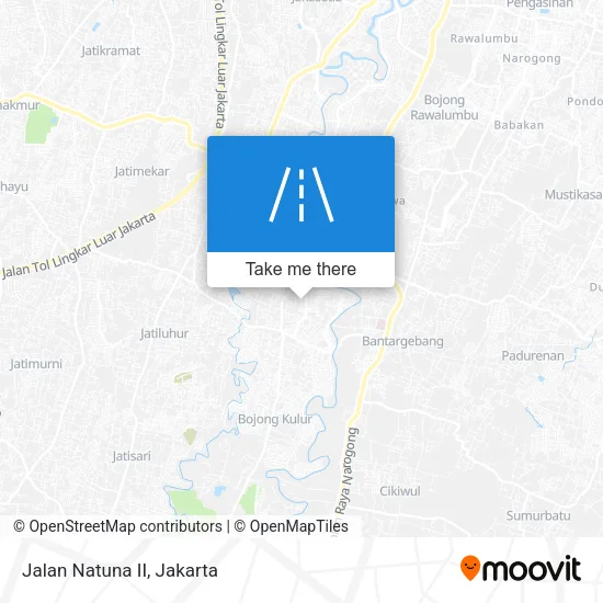 Jalan Natuna II map