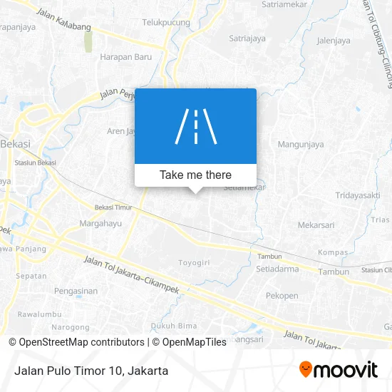 Jalan Pulo Timor 10 map