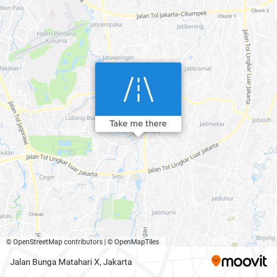 Jalan Bunga Matahari X map