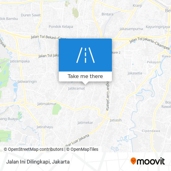 Jalan Ini Dilingkapi map