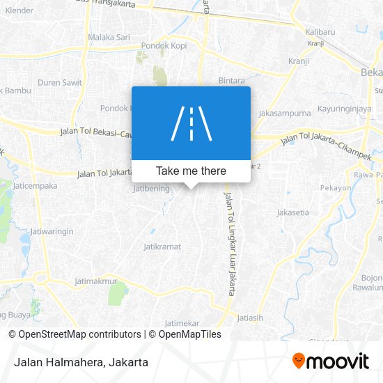 Jalan Halmahera map