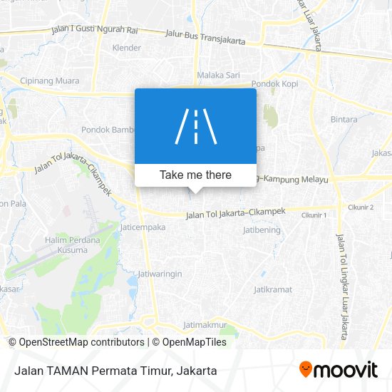 Jalan TAMAN Permata Timur map