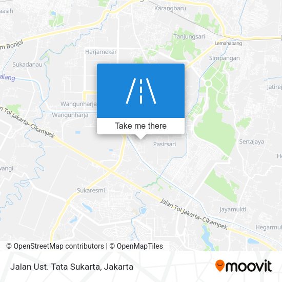 Jalan Ust. Tata Sukarta map