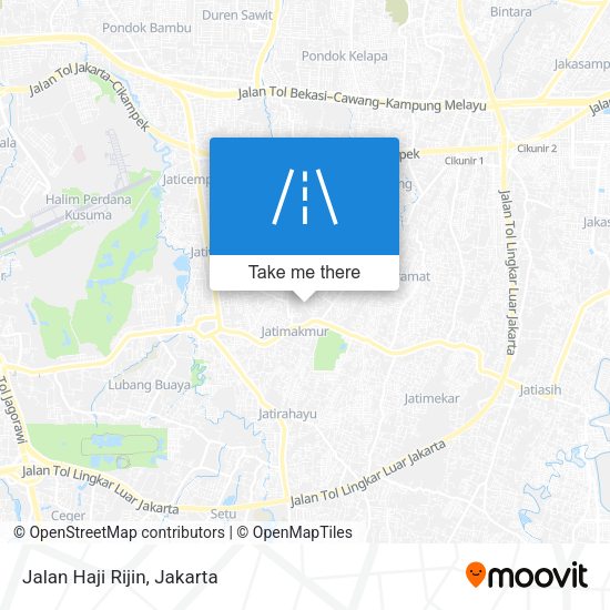 Jalan Haji Rijin map