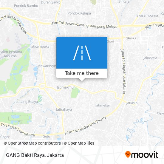 GANG Bakti Raya map