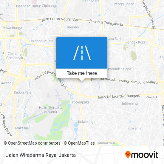 Jalan Wiradarma Raya map