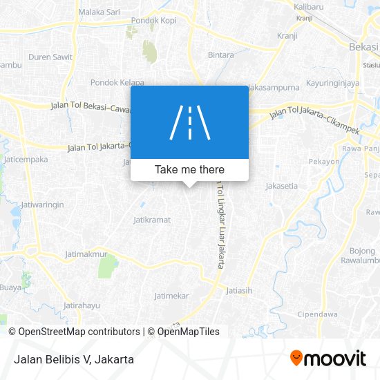 Jalan Belibis V map