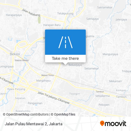 Jalan Pulau Mentawai 2 map