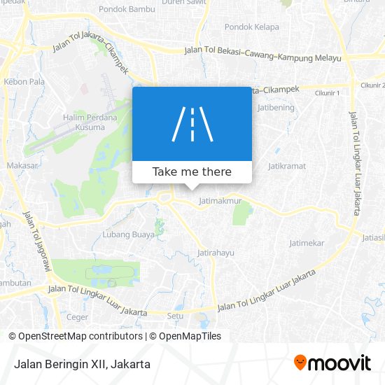 Jalan Beringin XII map