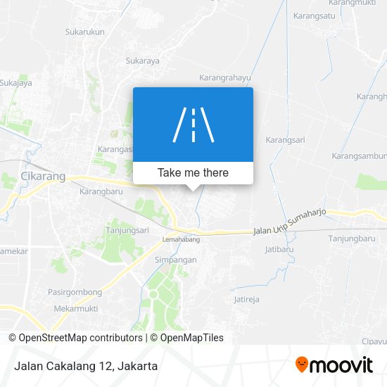 Jalan Cakalang 12 map