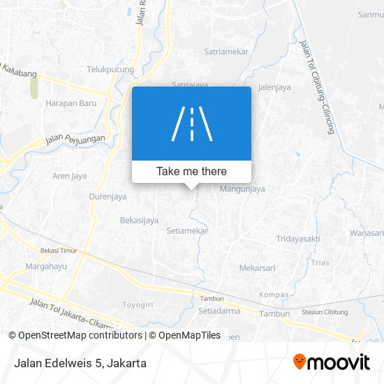 Jalan Edelweis 5 map