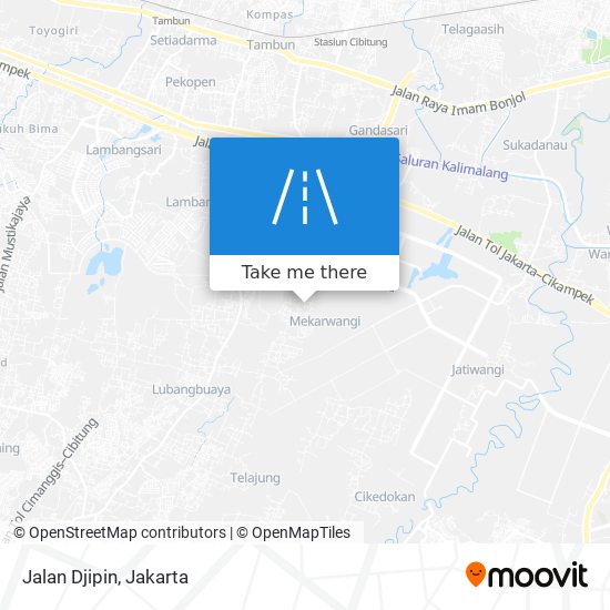 Jalan Djipin map