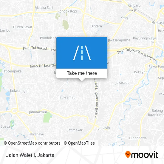 Jalan Walet I map