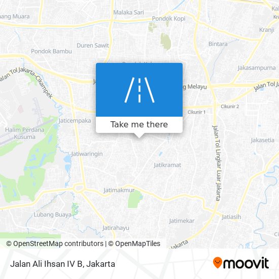 Jalan Ali Ihsan IV B map