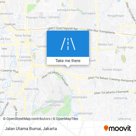 Jalan Utama Bumai map