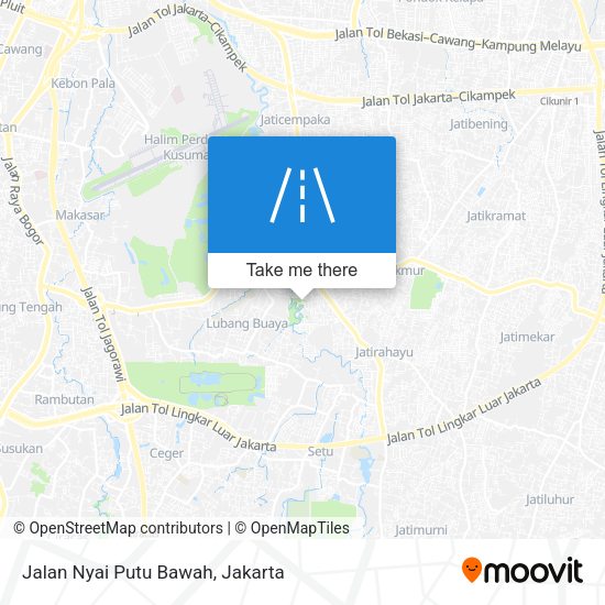 Jalan Nyai Putu Bawah map
