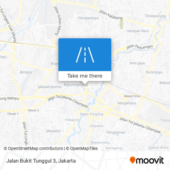 Jalan Bukit Tunggul 3 map