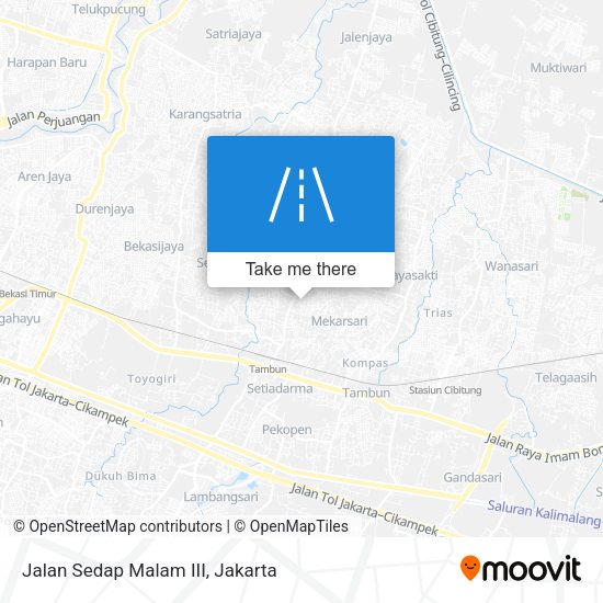 Jalan Sedap Malam III map