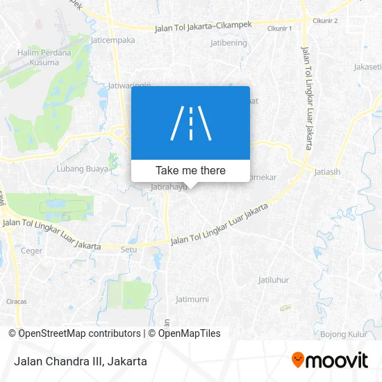 Jalan Chandra III map