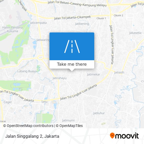 Jalan Singgalang 2 map