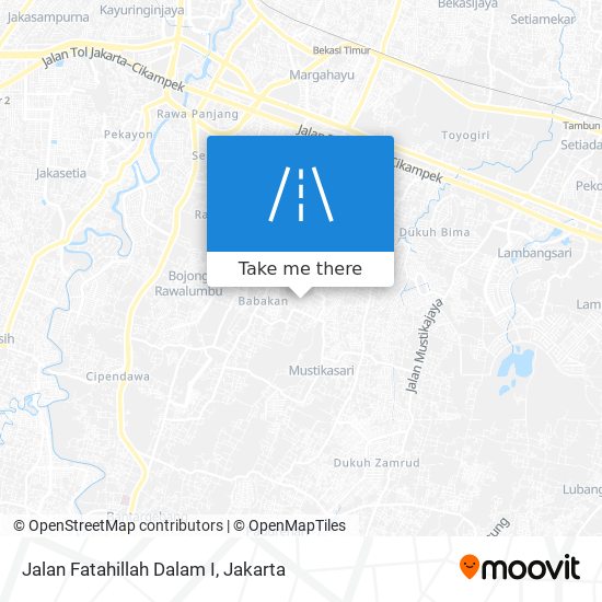 Jalan Fatahillah Dalam I map