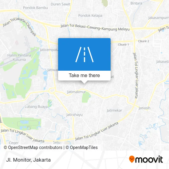 Jl. Monitor map