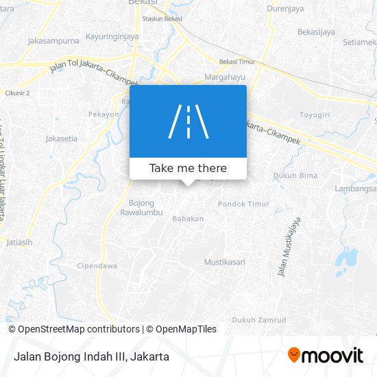 Jalan Bojong Indah III map