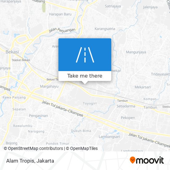 Alam Tropis map