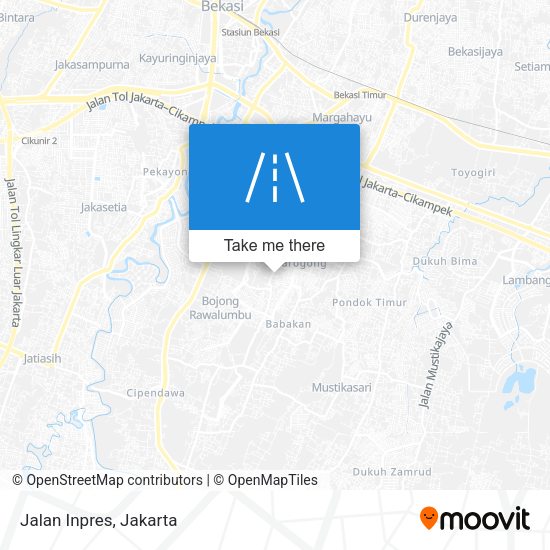 Jalan Inpres map