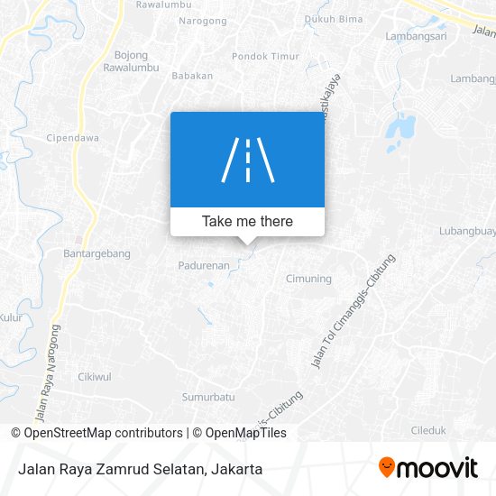 Jalan Raya Zamrud Selatan map