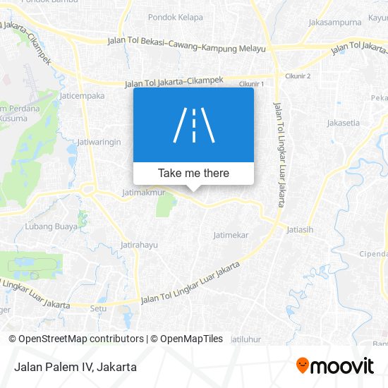 Jalan Palem IV map